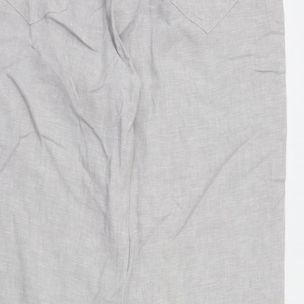 M&S Womens Grey   Sweatpants Trousers Size 14 L30 in