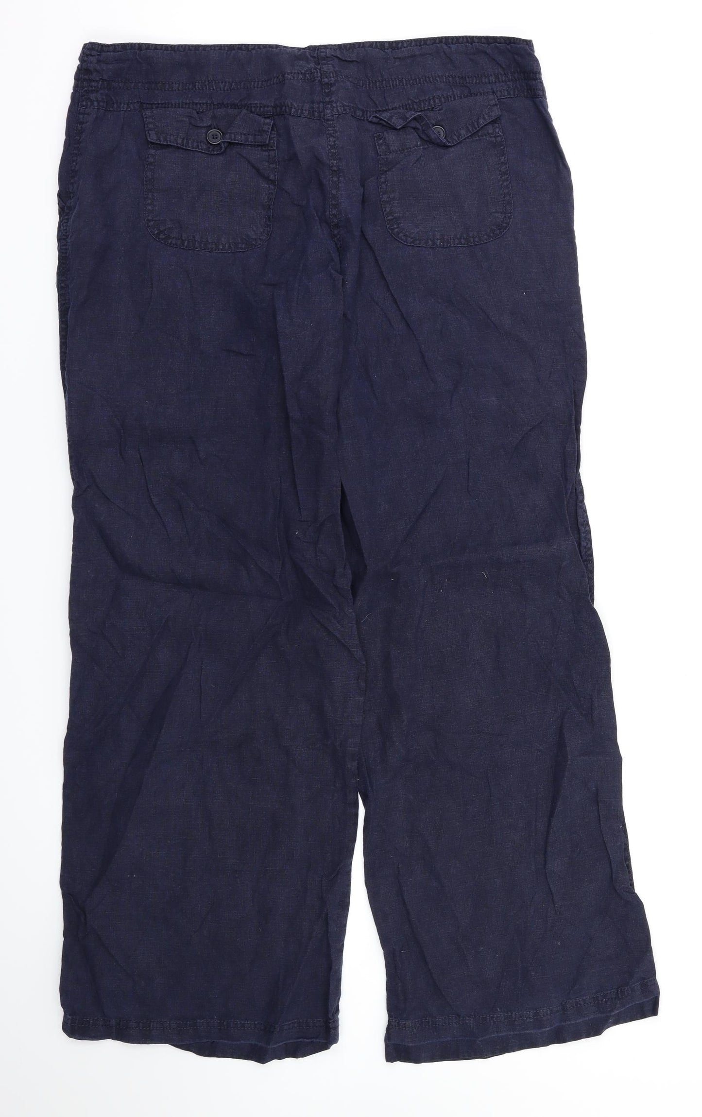 Primark Womens Blue   Trousers  Size 12 L28 in