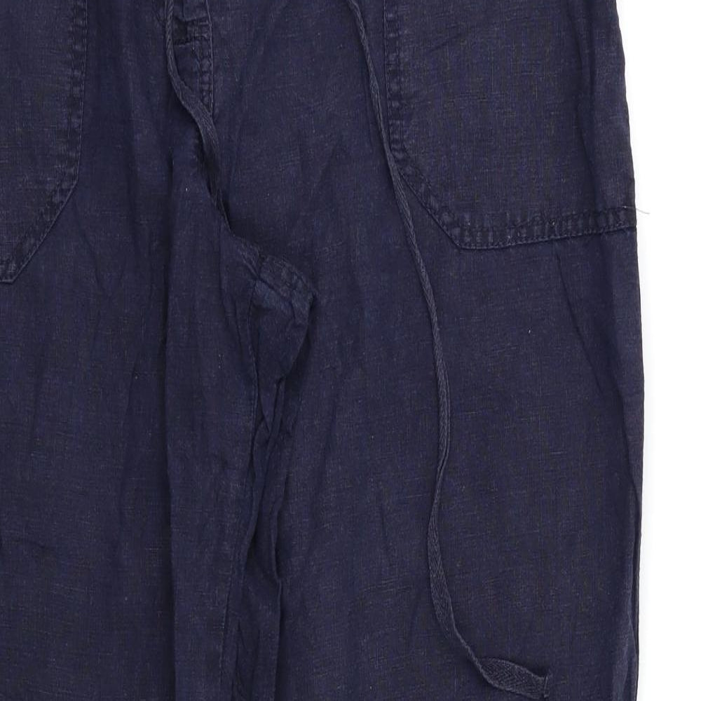 Primark Womens Blue   Trousers  Size 12 L28 in