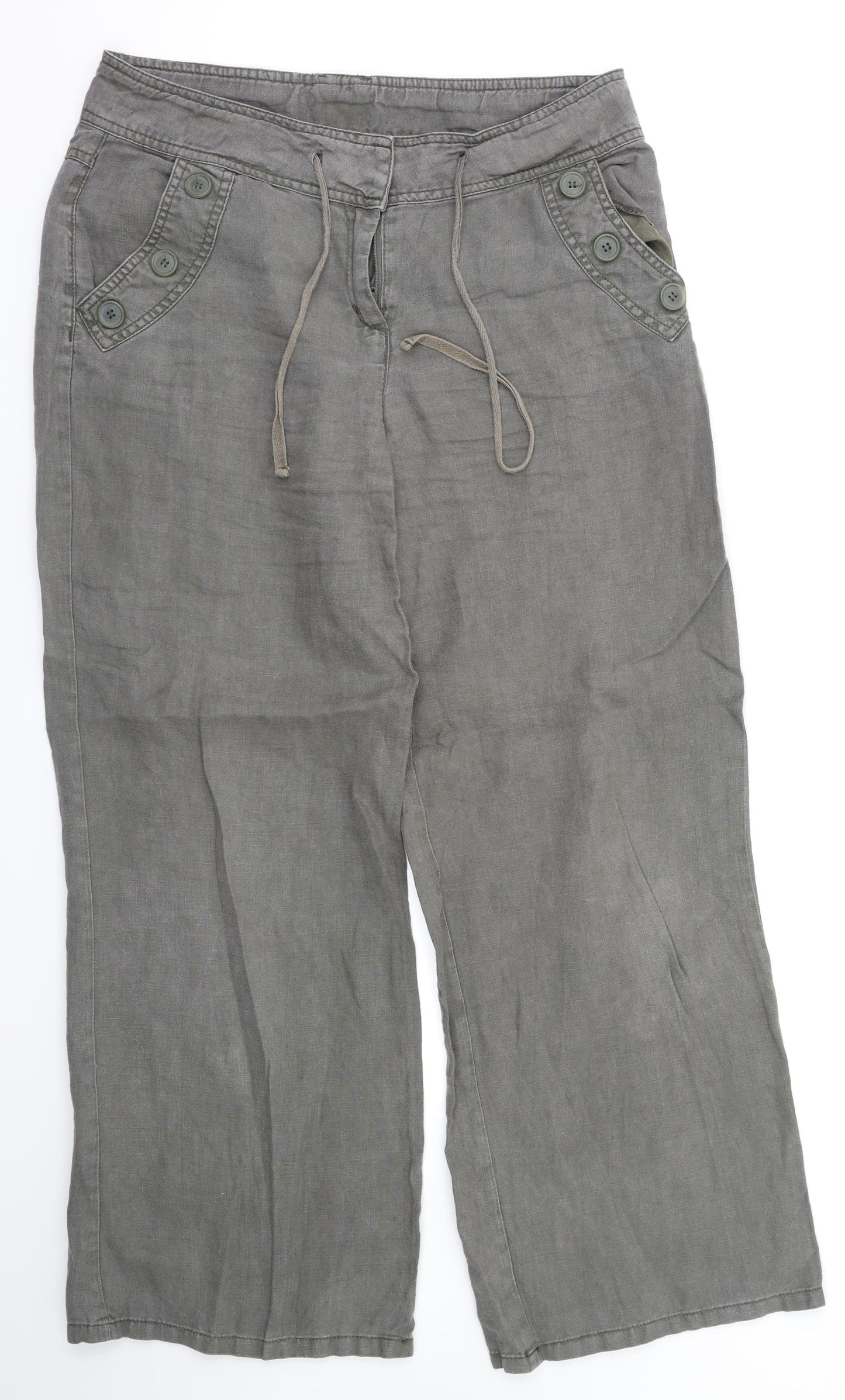 Monsoon Womens Grey   Sweatpants Trousers Size 12 L30 in
