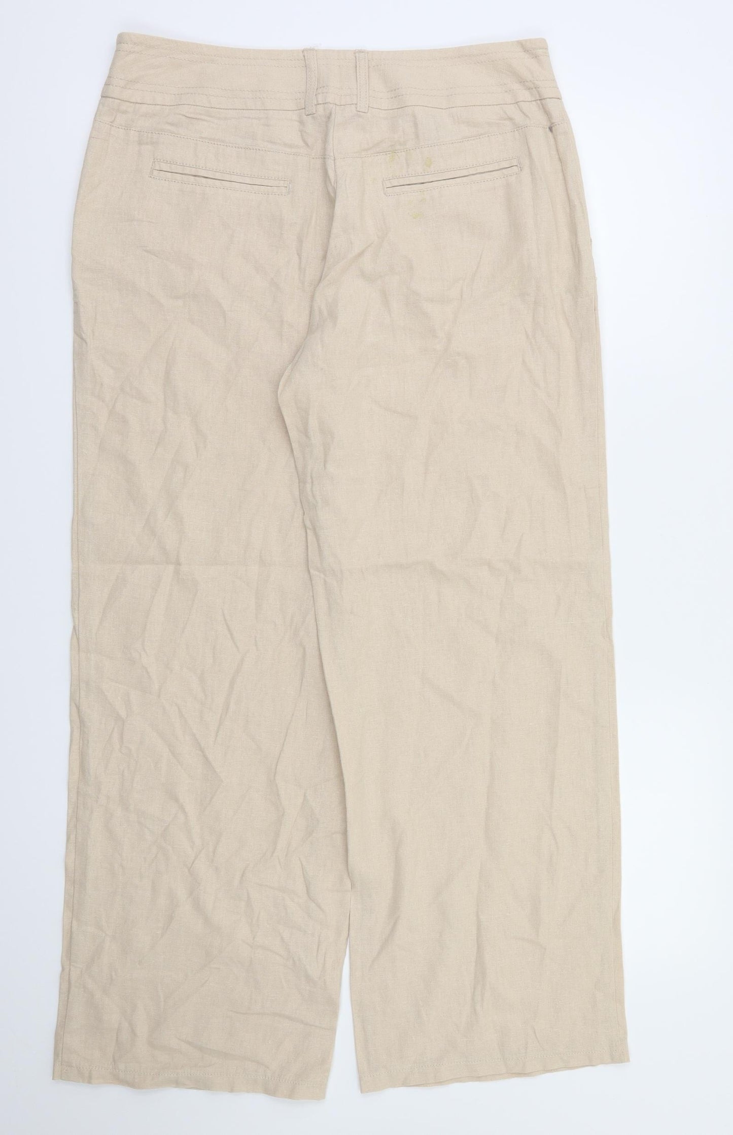 F&F Womens Beige   Trousers  Size 10 L29 in