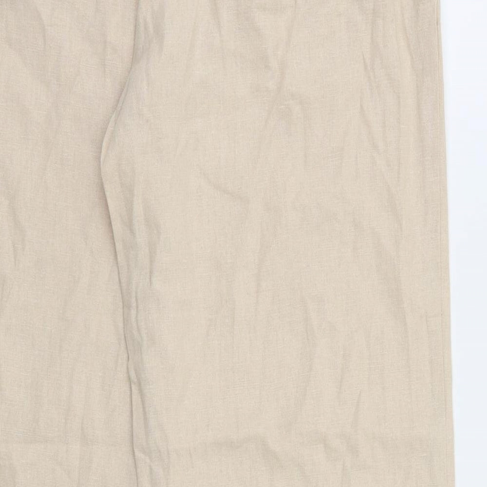 F&F Womens Beige   Trousers  Size 10 L29 in