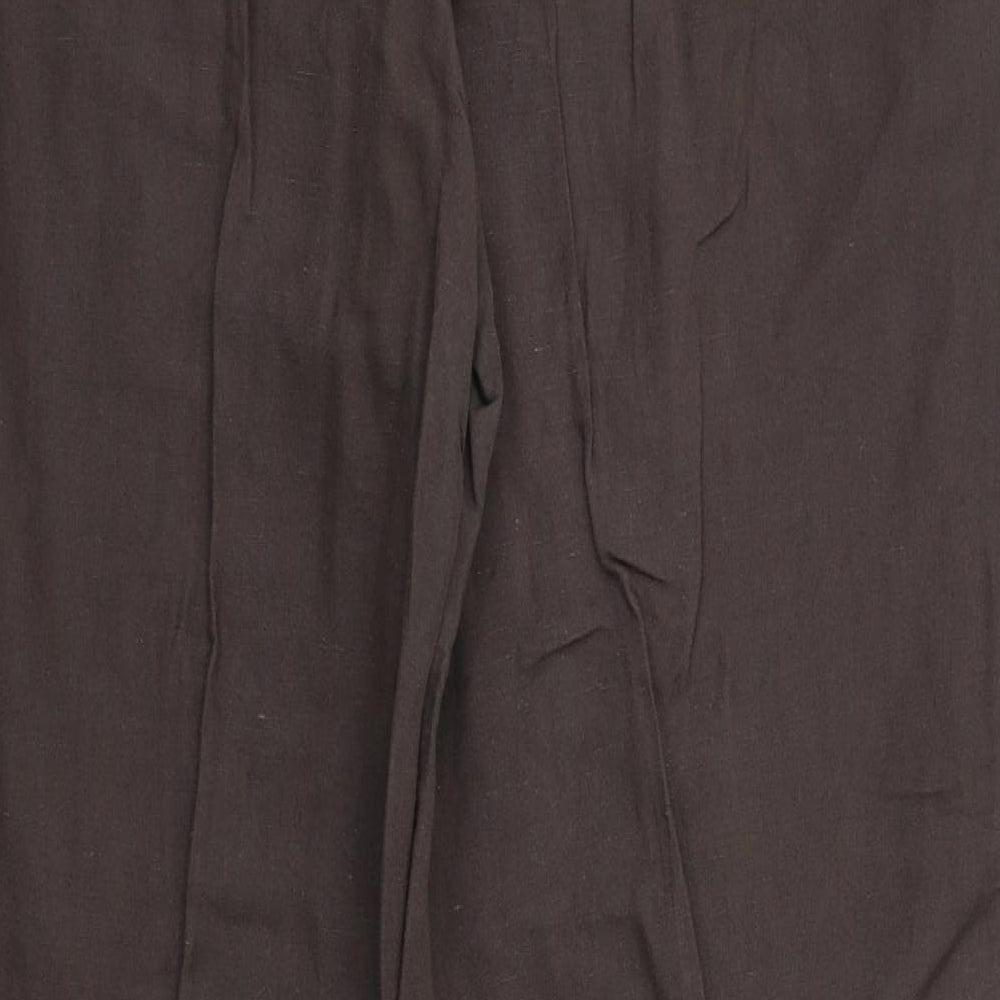 planet Womens Brown   Trousers  Size 12 L33 in