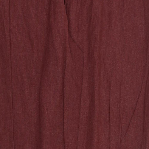 BHS Womens Red   Trousers  Size 18 L27 in