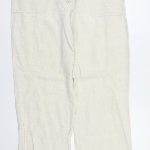 Etam Womens Ivory   Trousers  Size 16 L31 in