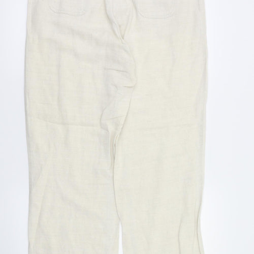 Etam Womens Ivory   Trousers  Size 16 L31 in