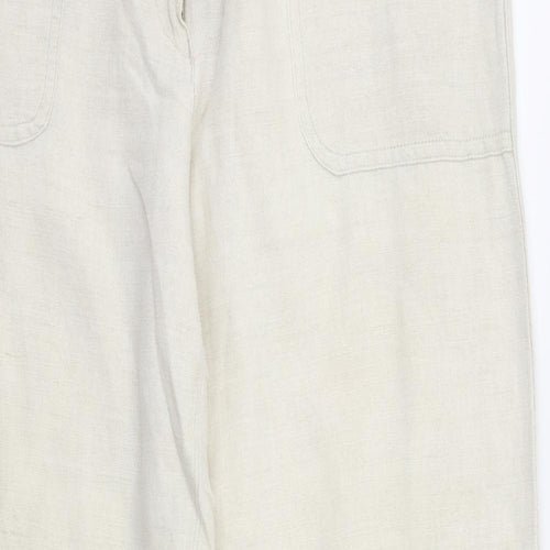 Etam Womens Ivory   Trousers  Size 16 L31 in