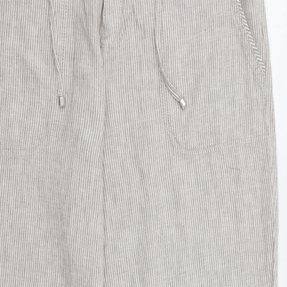 Principles Womens Ivory Polka Dot  Trousers  Size 14 L30 in