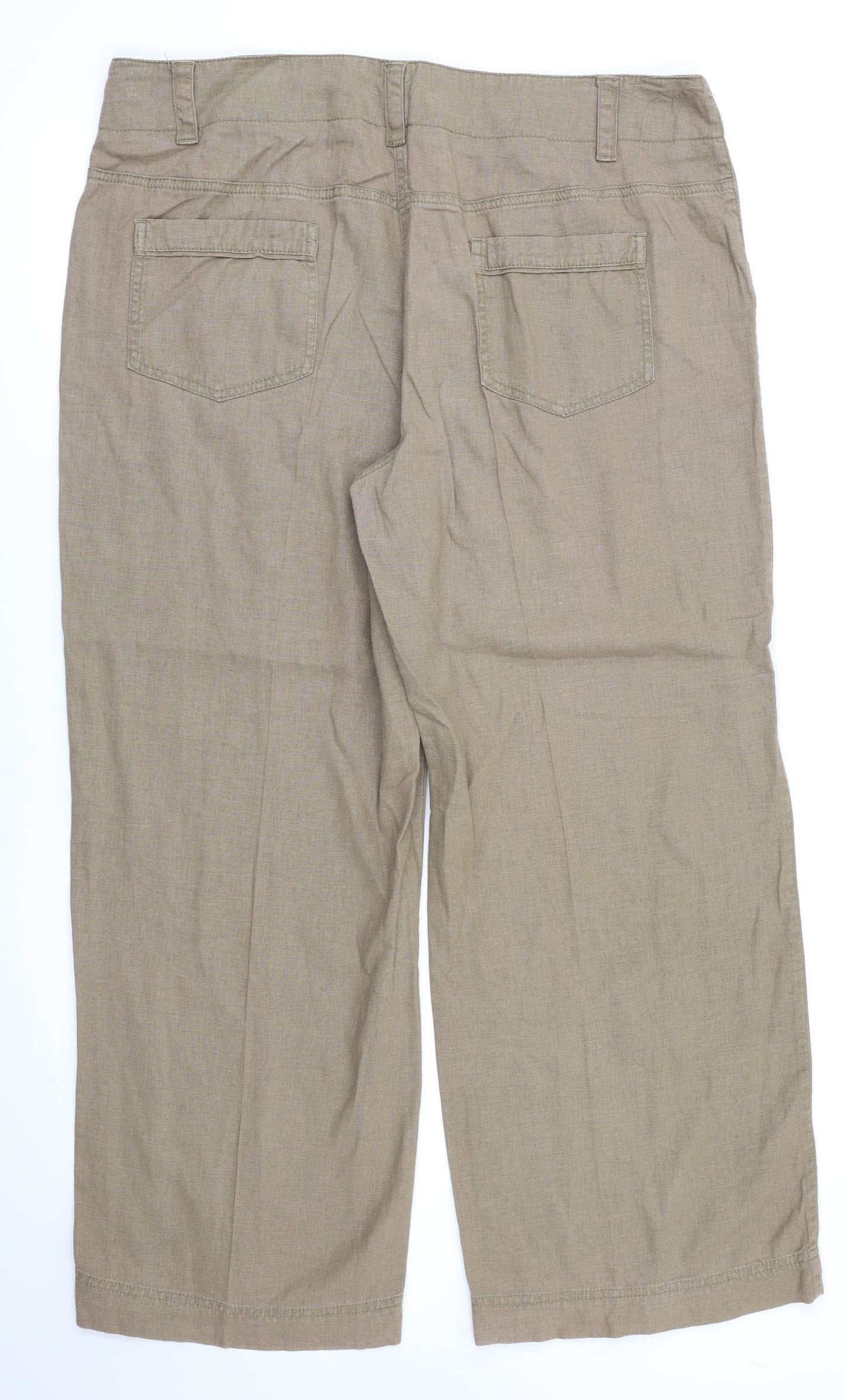 M&S  Womens Brown   Trousers  Size 16 L28 in