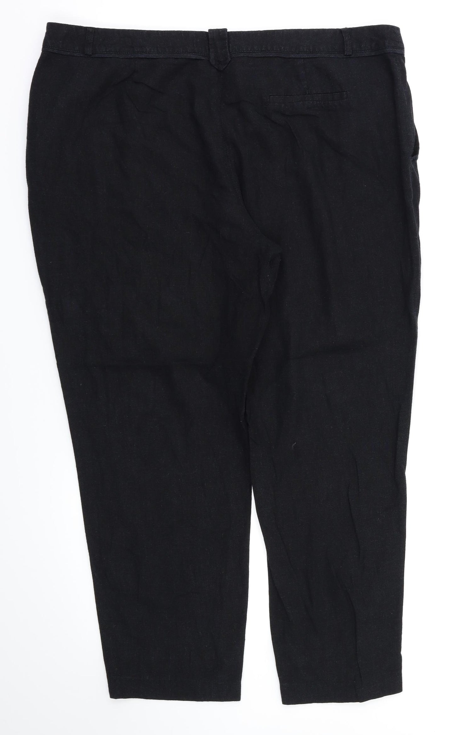 George  Womens Black   Trousers  Size 16 L26 in
