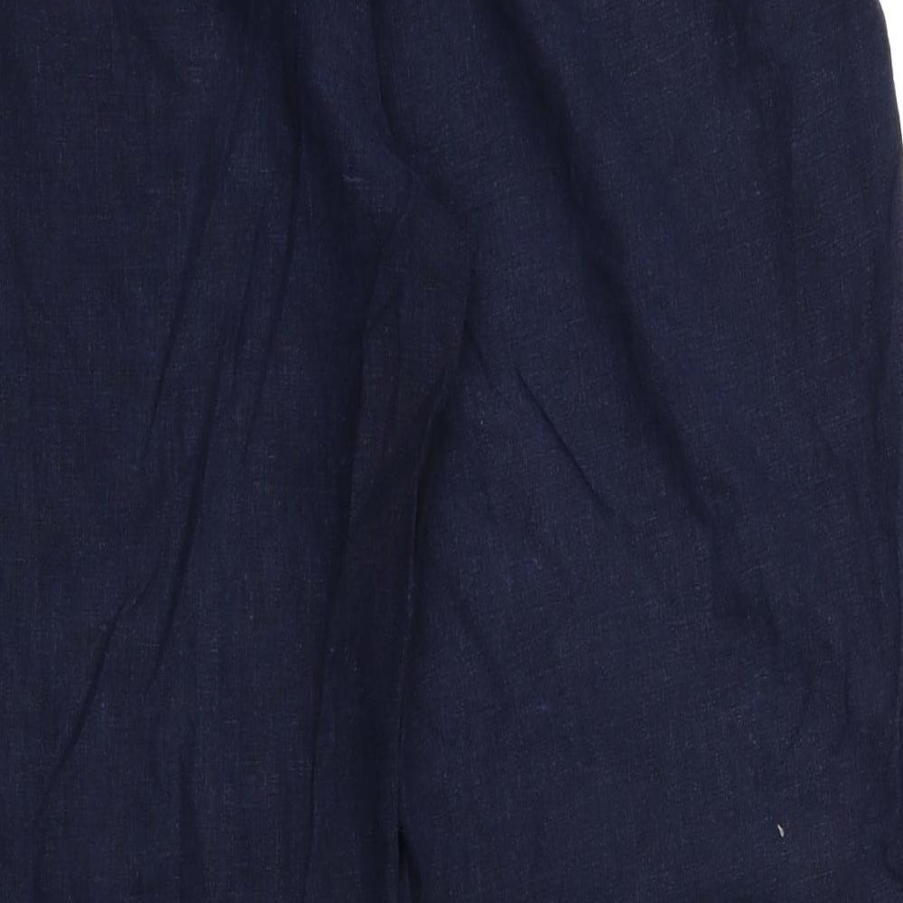 next  Womens Blue   Trousers  Size 14 L31 in