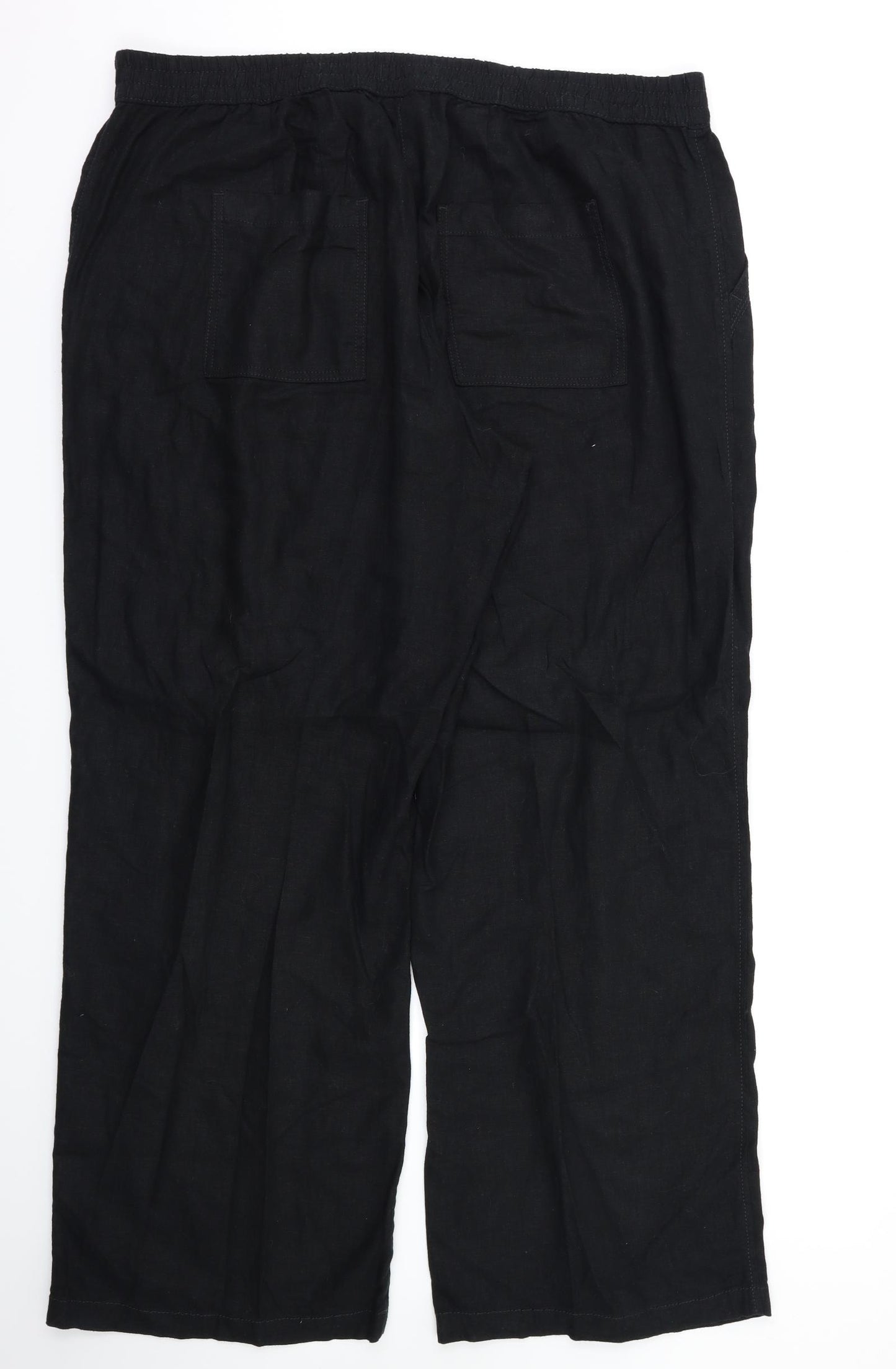 next  Womens Black   Trousers  Size 20 L32 in