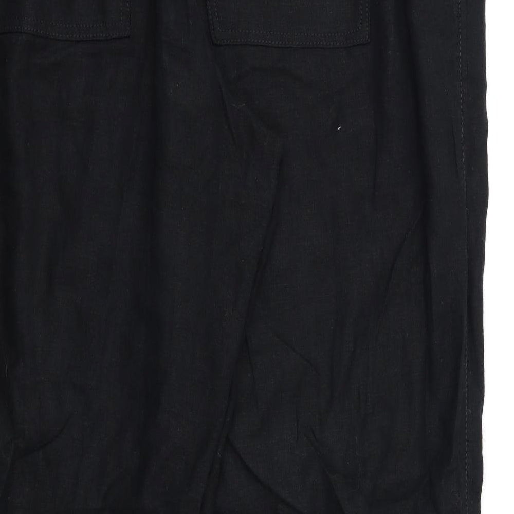 next  Womens Black   Trousers  Size 20 L32 in