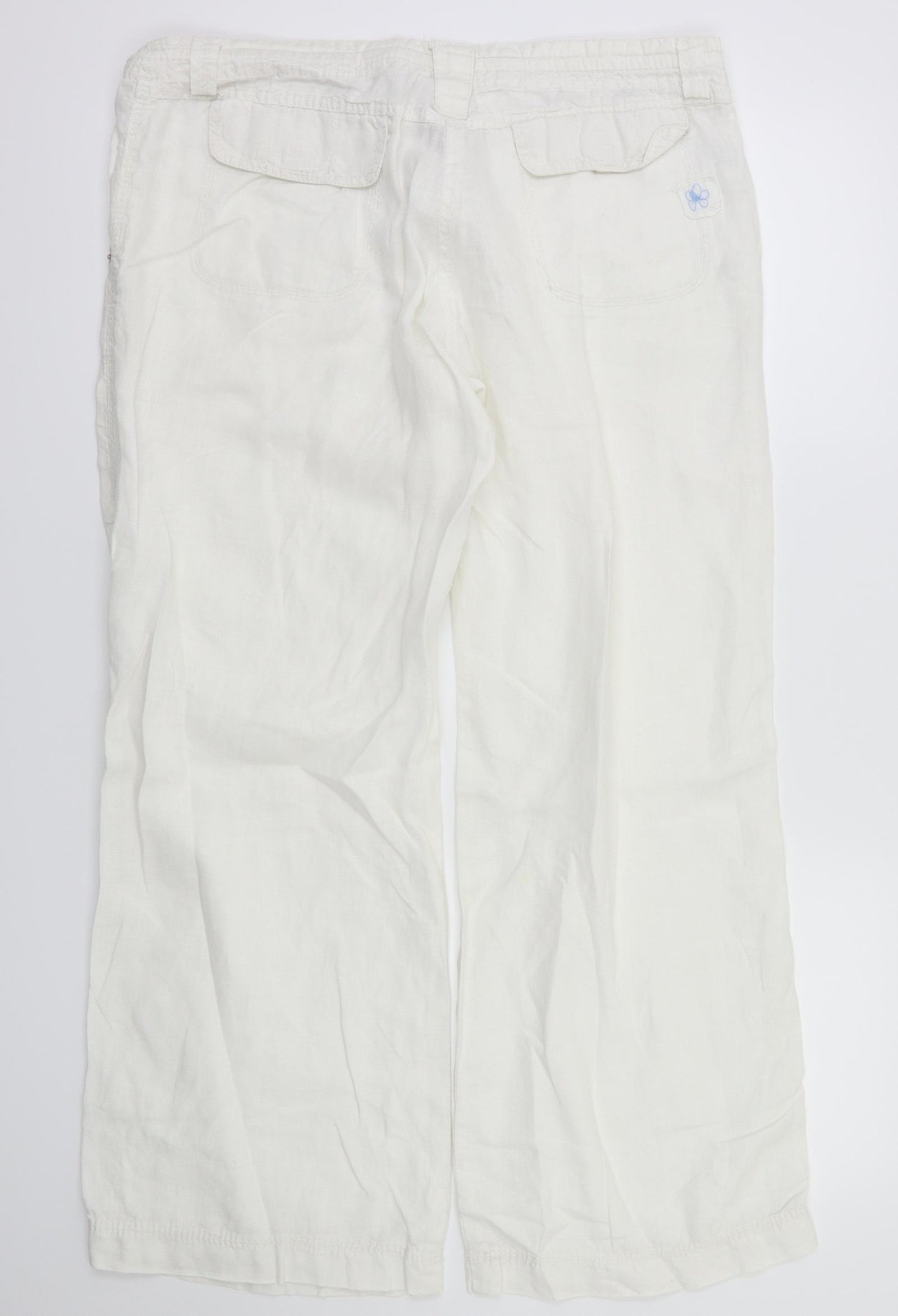 River Island  Womens Silver   Trousers  Size 10 L28 in