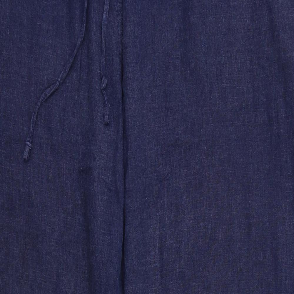 next  Womens Blue   Trousers  Size 14 L29 in