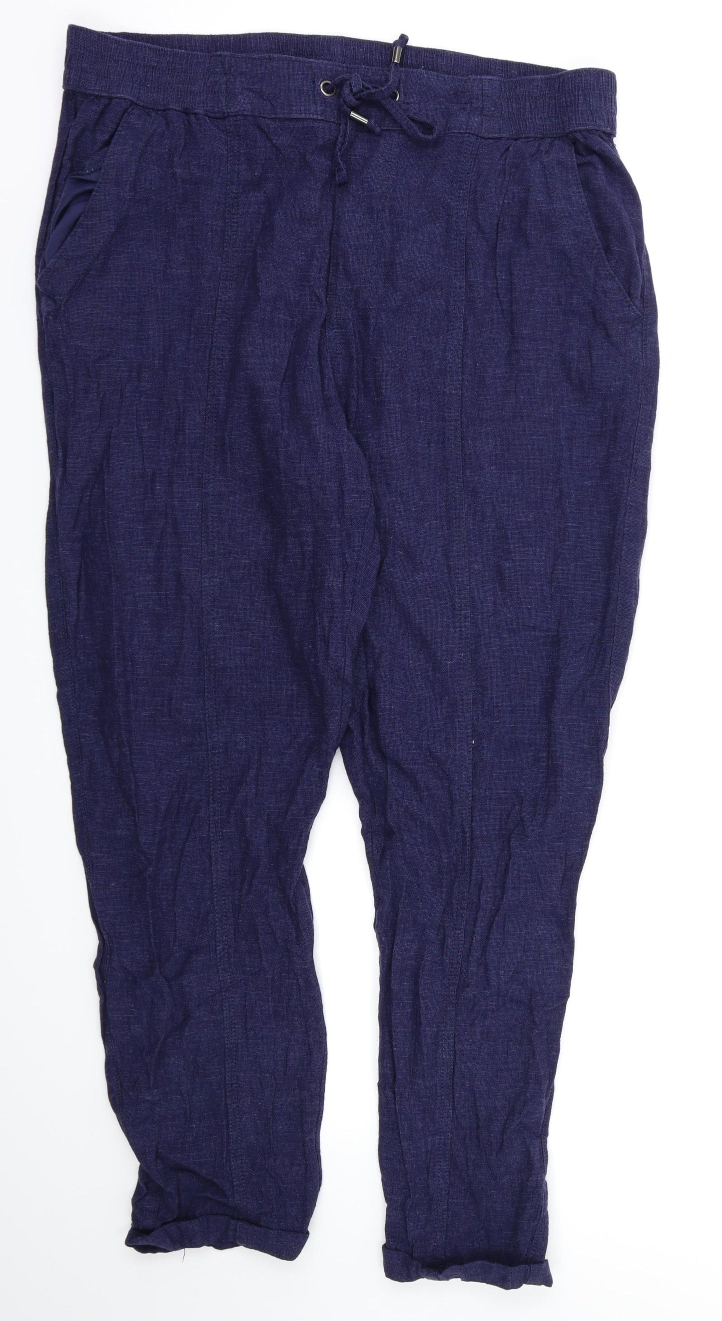 Nutmeg Womens Blue   Trousers  Size 16 L26 in