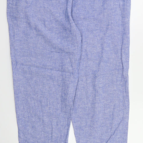 M&S  Womens Black   Trousers  Size 14 L28 in