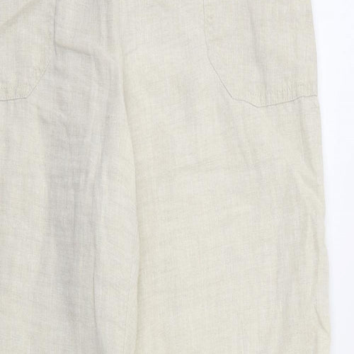 Lands end  Womens Ivory   Trousers  Size 14 L31 in