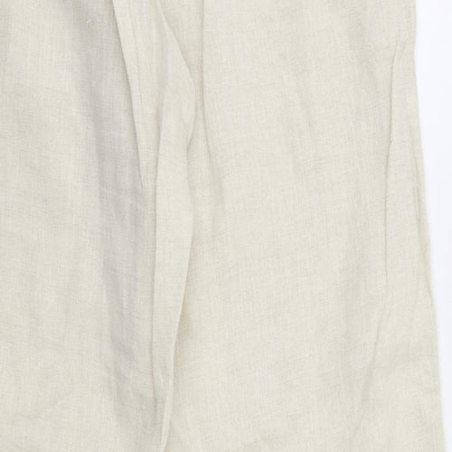 Lands end  Womens Ivory   Trousers  Size 14 L31 in