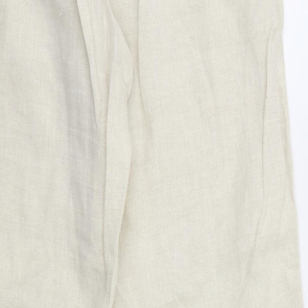 Lands end  Womens Ivory   Trousers  Size 14 L31 in