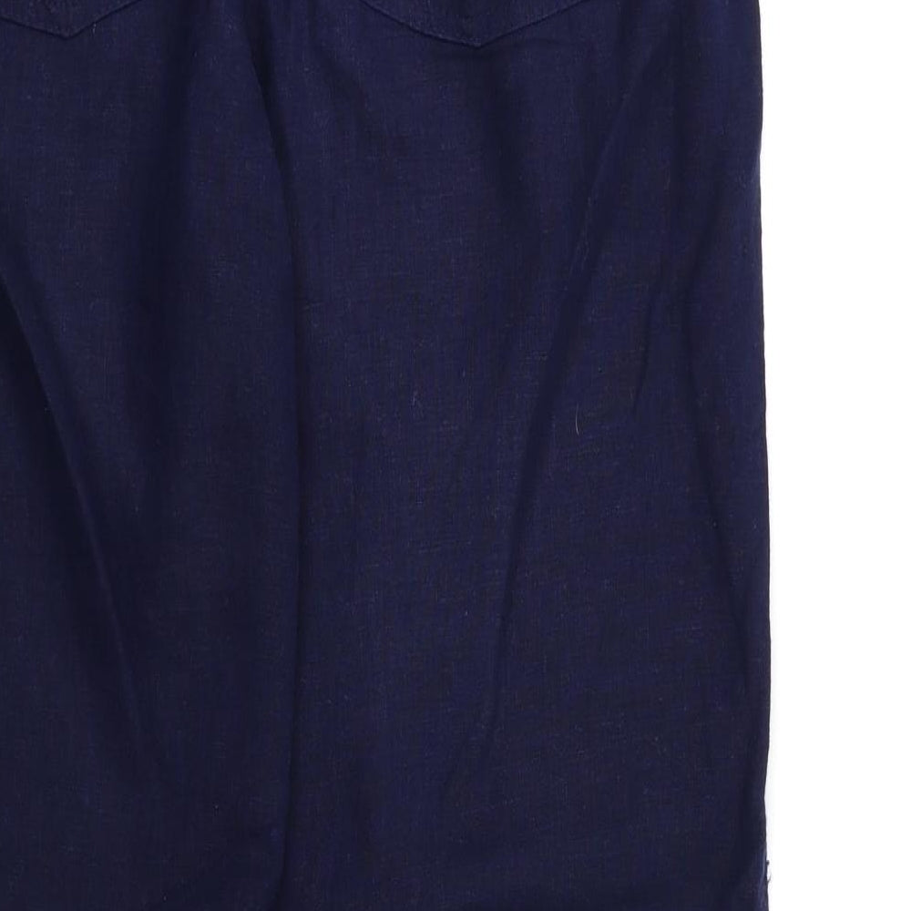 NEXT Womens Blue   Trousers  Size 12 L32 in