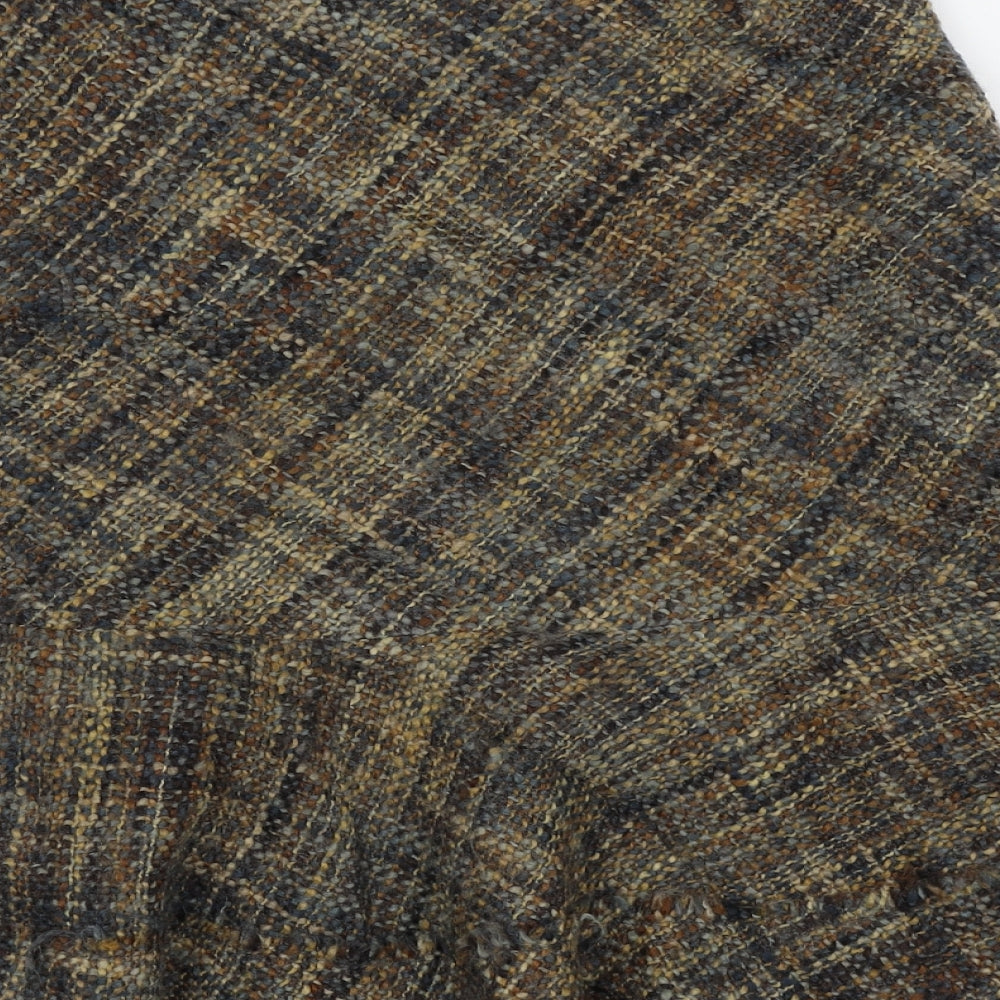Jigsaw Womens Brown Houndstooth  Flare Skirt Size 10