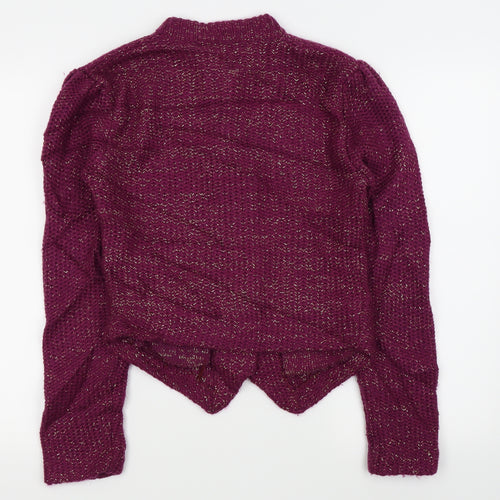 I.B.diffusion Womens Purple   Cardigan Jumper Size S