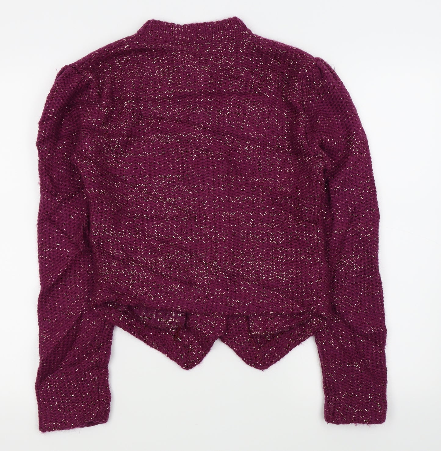 I.B.diffusion Womens Purple   Cardigan Jumper Size S