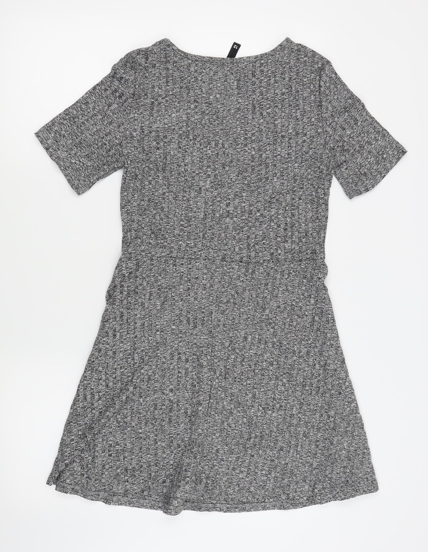 Divided by H&M Womens Grey   Fit & Flare  Size 12