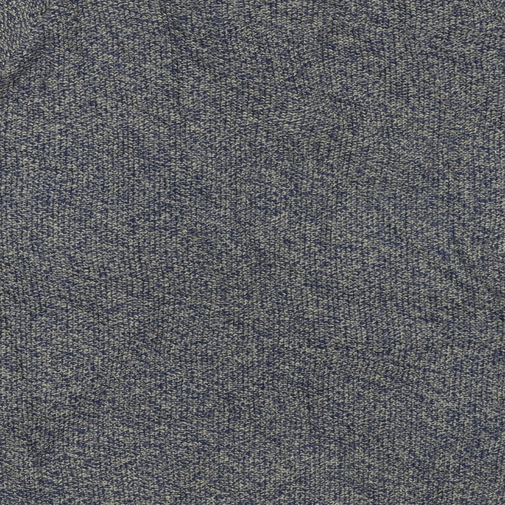 mant aray Mens Blue Houndstooth  Pullover Jumper Size XL