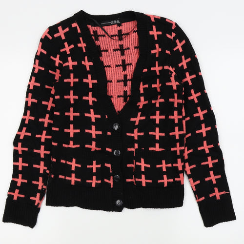 Primark Womens Black   Cardigan Jumper Size 8