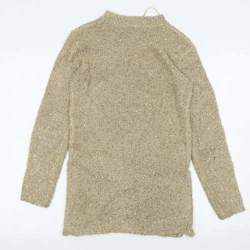 Primark Womens Gold   Fit & Flare  Size 6