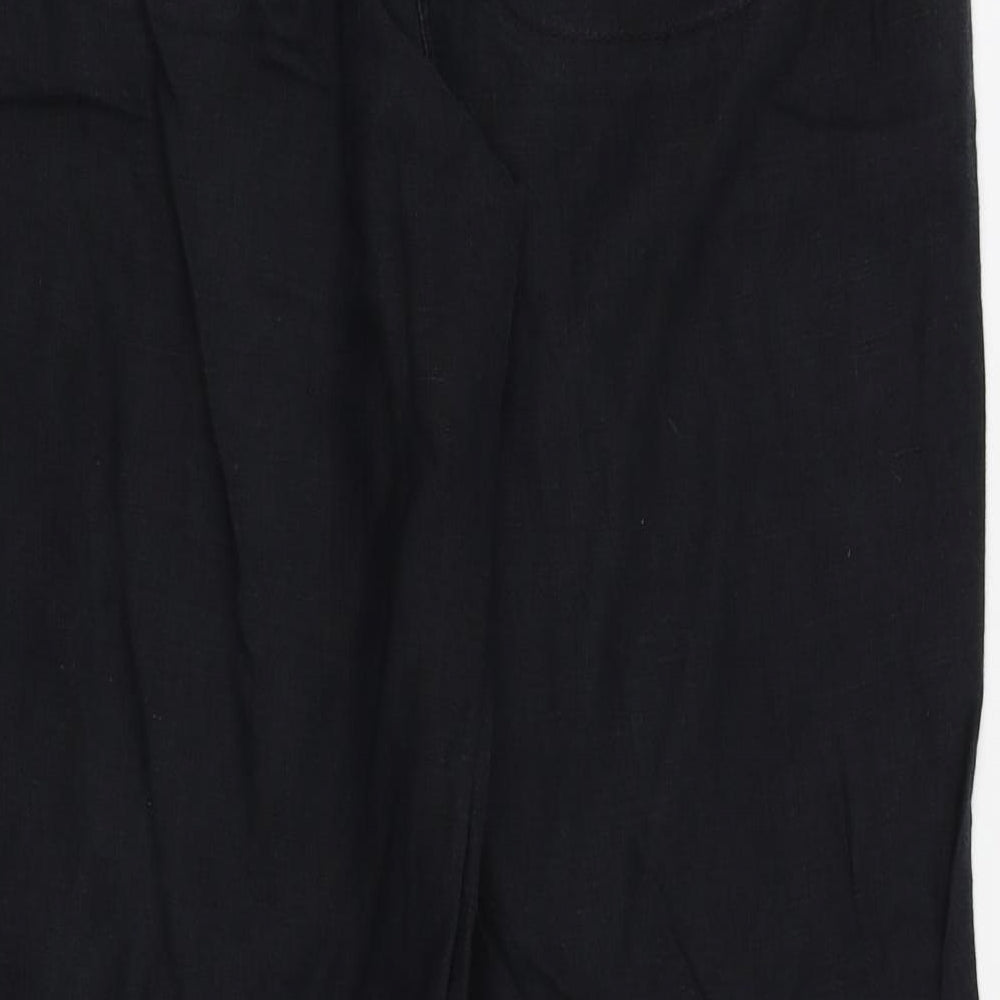 monson  Womens Black   Trousers  Size 12 L27 in