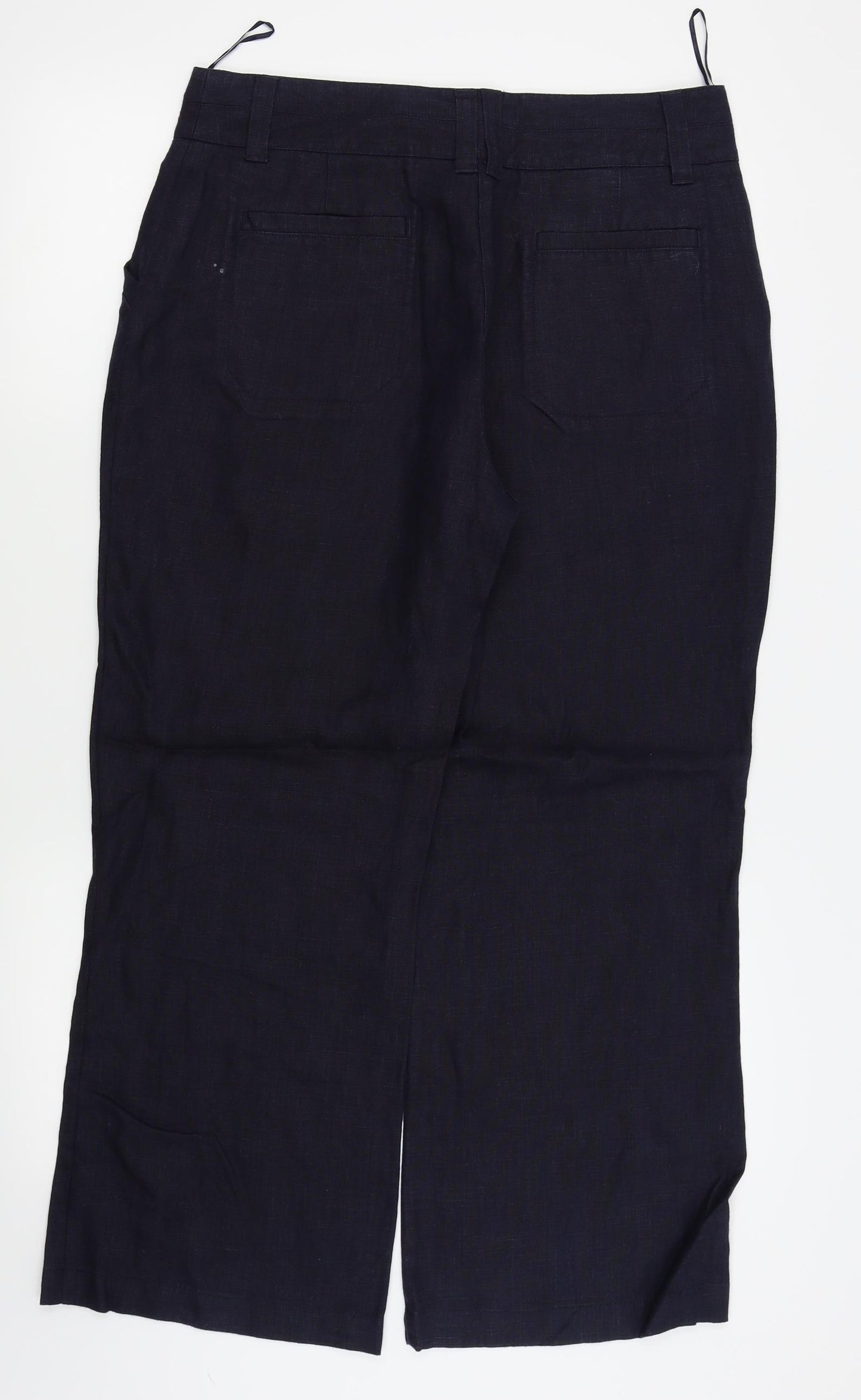 Per Una Womens Blue   Trousers  Size 14 L26 in
