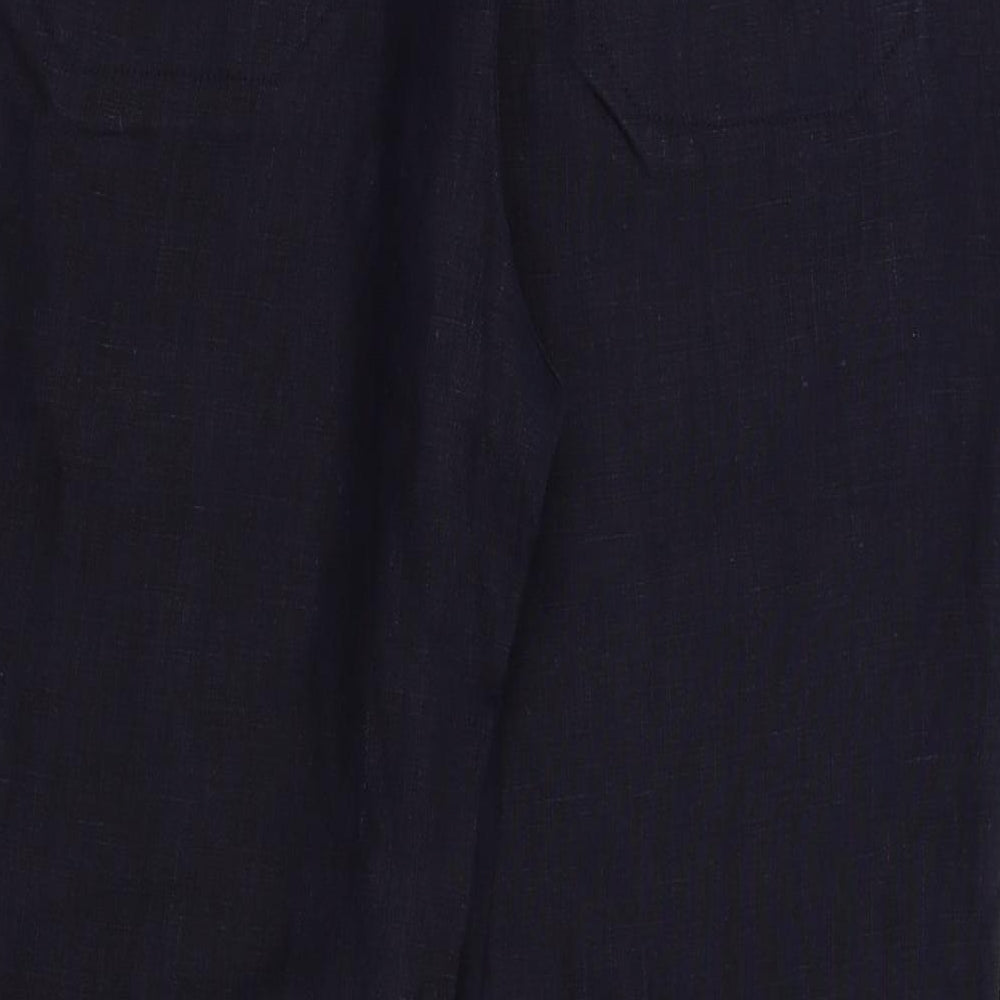 Per Una Womens Blue   Trousers  Size 14 L26 in