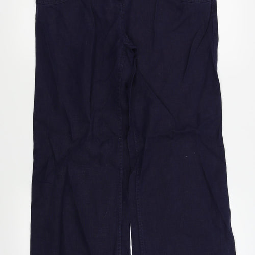 Per Una Womens Blue   Trousers  Size 12 L27 in