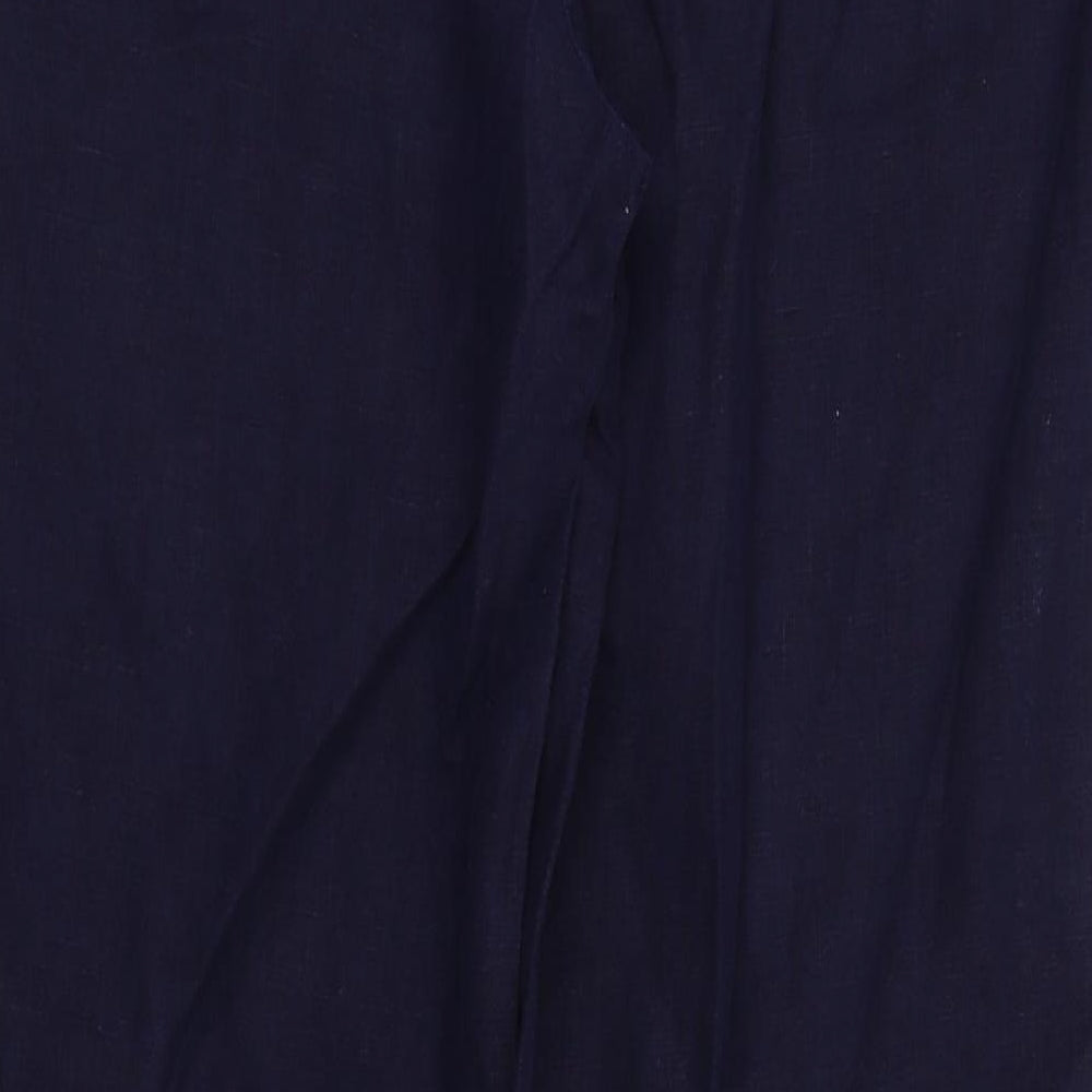 Per Una Womens Blue   Trousers  Size 12 L27 in