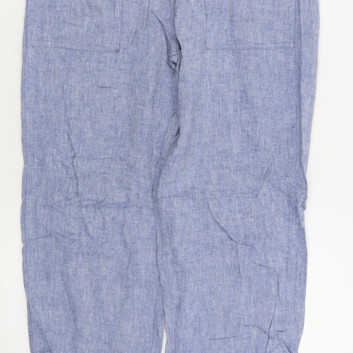 F&F Womens Blue   Trousers  Size 12 L28 in