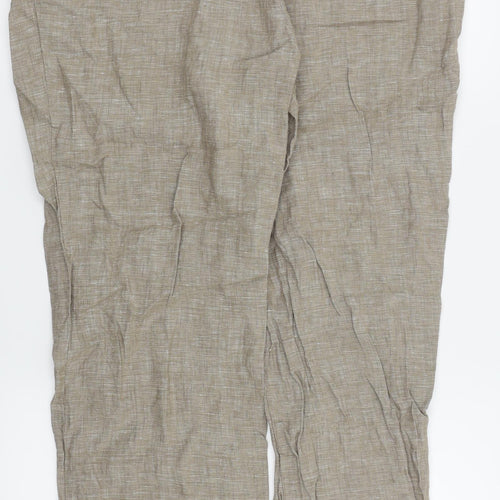 Monsoon Womens Beige   Trousers  Size 18 L28 in