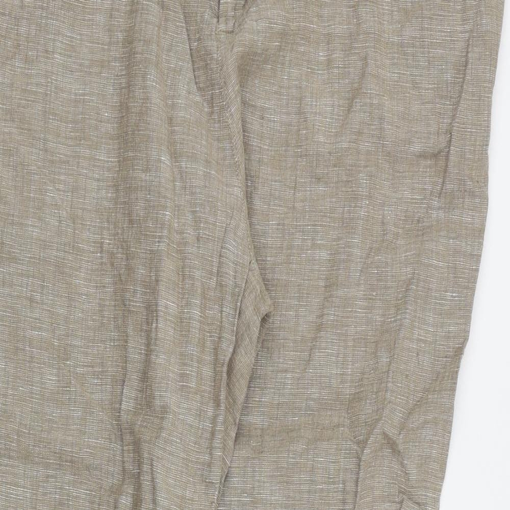 Monsoon Womens Beige   Trousers  Size 18 L28 in