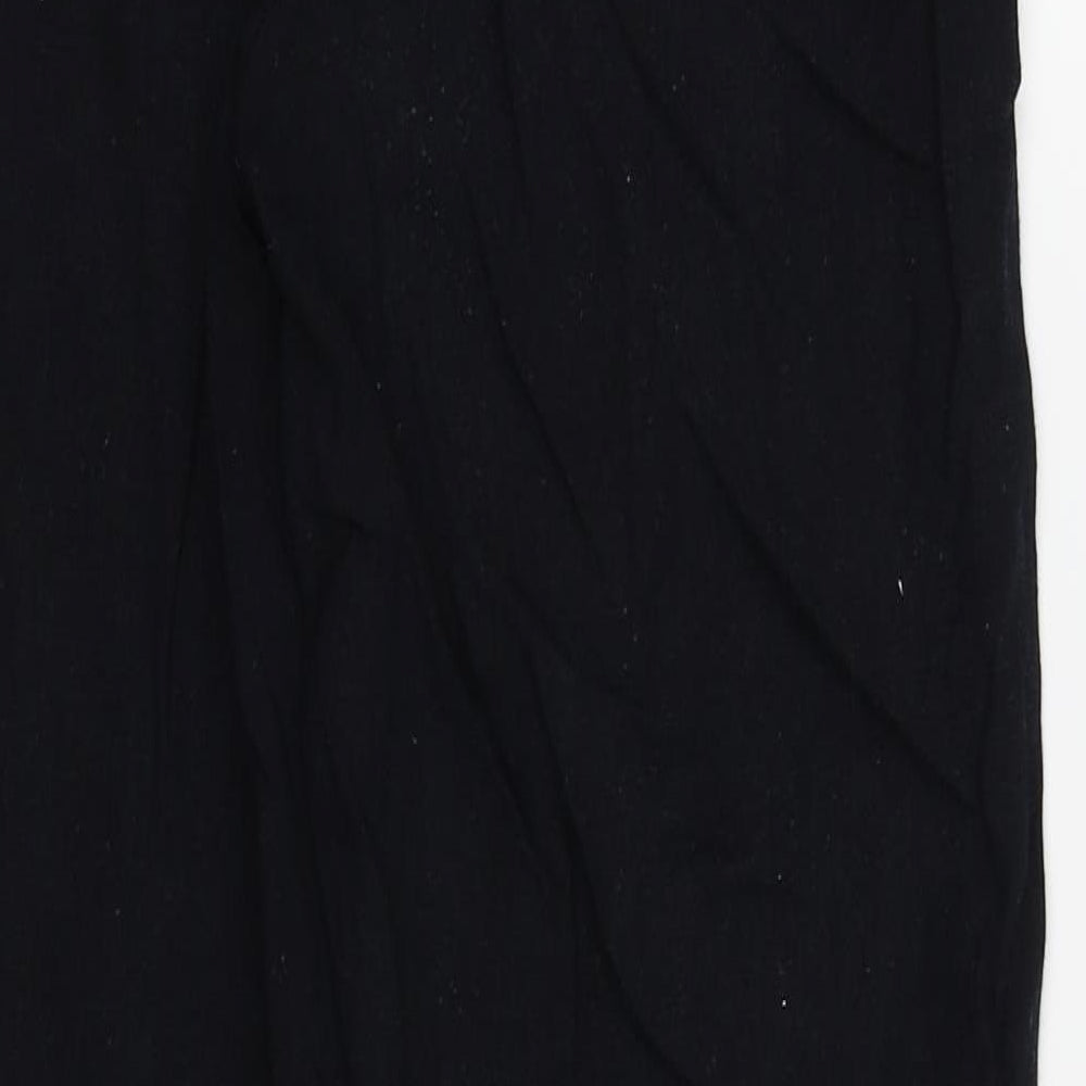 M&S Womens Black   Trousers  Size 10 L29 in