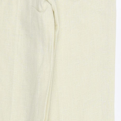 Evie Collection Womens Beige   Trousers  Size 12 L27 in