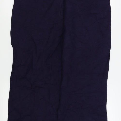ANNE BROOKES Womens Blue   Trousers  Size 14 L23 in