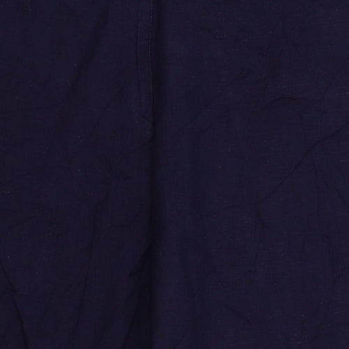 ANNE BROOKES Womens Blue   Trousers  Size 14 L23 in