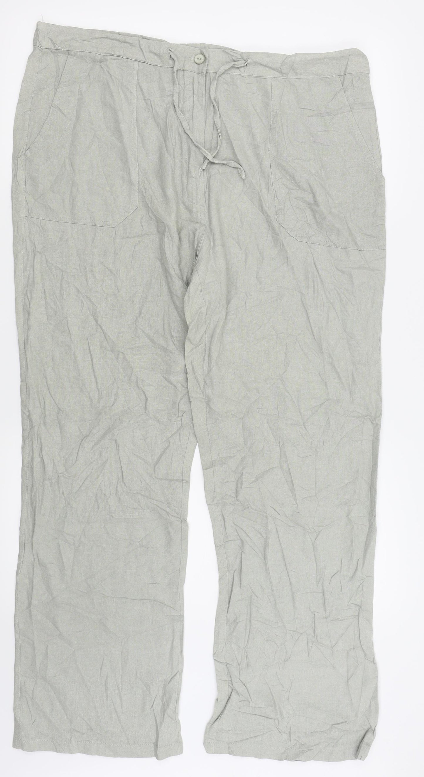 dromedar Womens Green   Trousers  Size 2XL L28 in