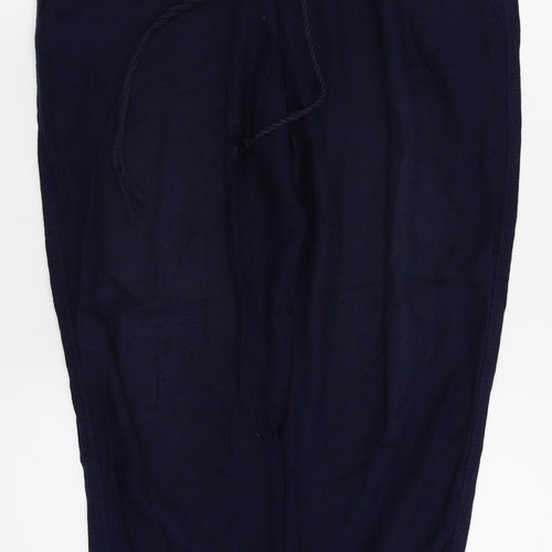 Papaya Womens Blue   Trousers  Size 10 L26 in