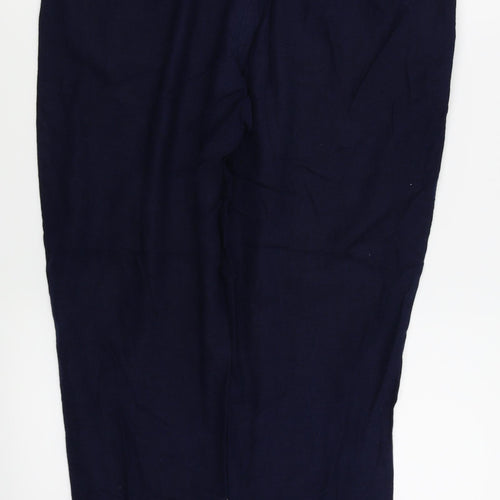 Papaya Womens Blue   Trousers  Size 10 L26 in