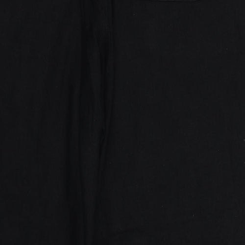 M&S Womens Black   Trousers  Size 16 L25 in