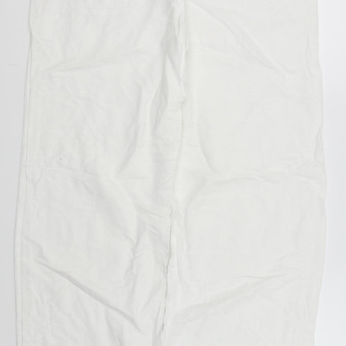 New Look Womens White   Trousers  Size 14 L29 in