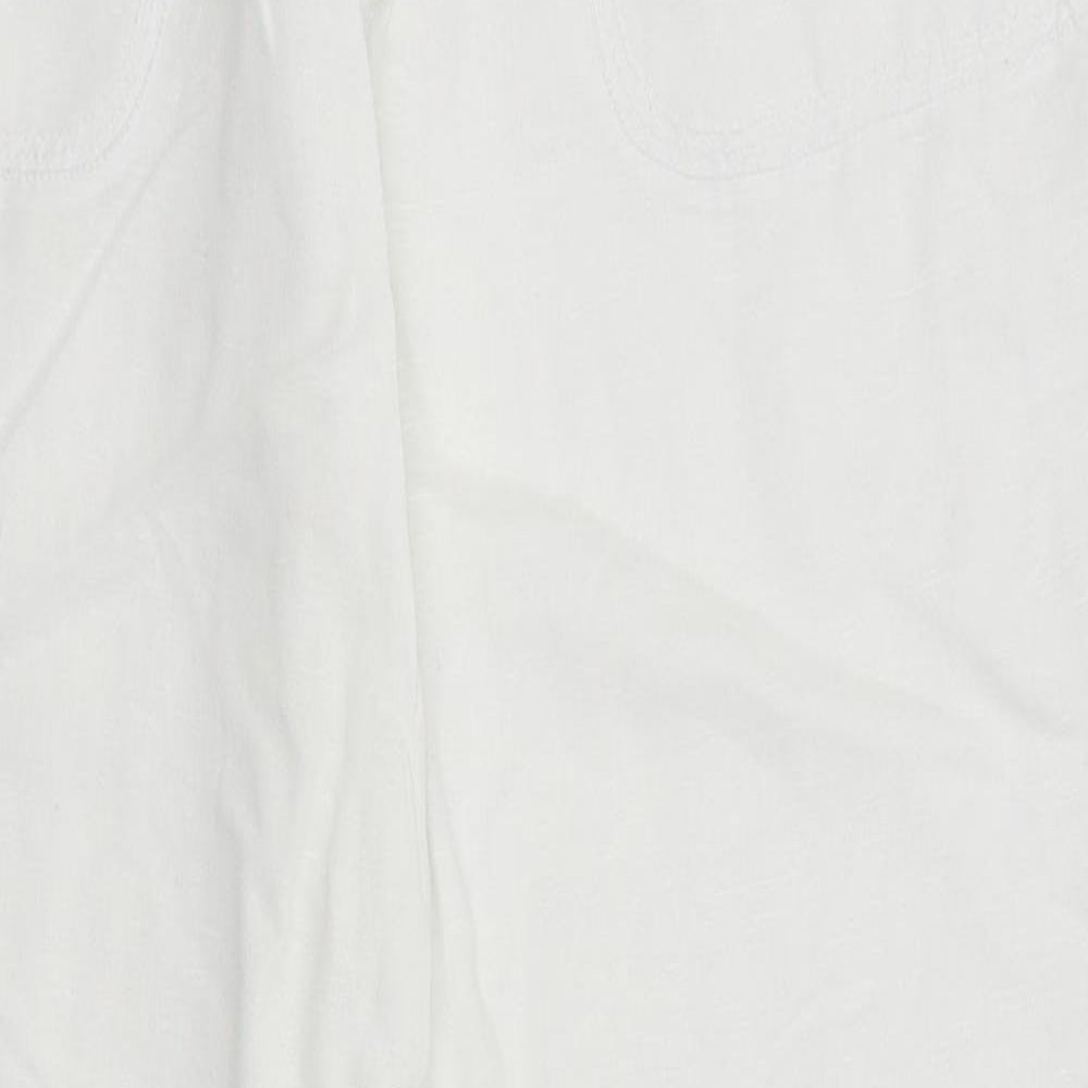 New Look Womens White   Trousers  Size 14 L29 in